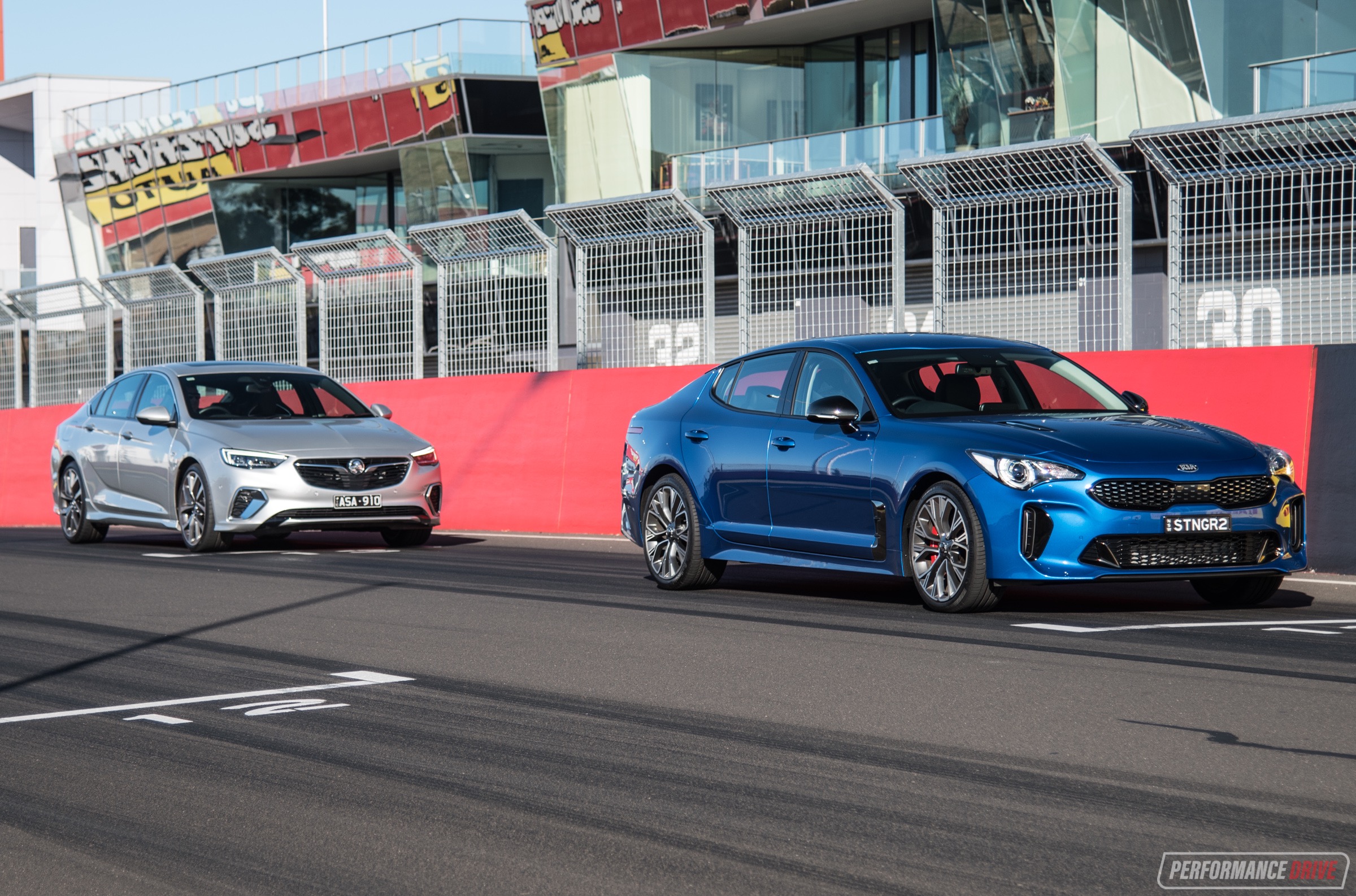 2018 Holden Commodore VXR vs Kia Stinger 330Si: Sports sedan comparison (video)