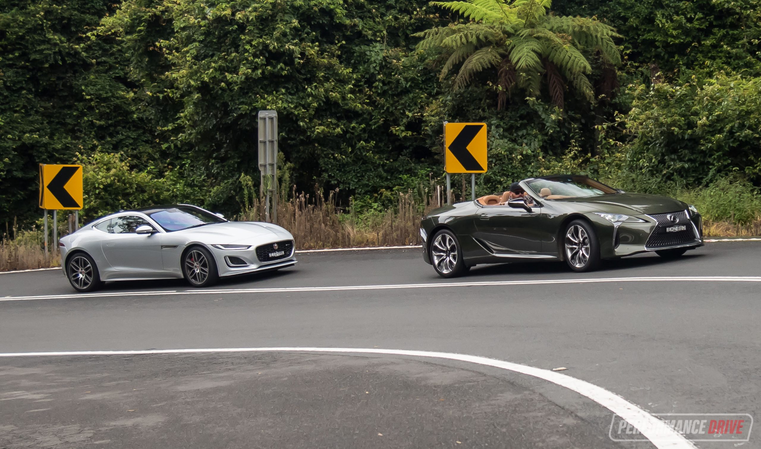 2021 Jaguar F-Type vs Lexus LC 500: Comparison (video)