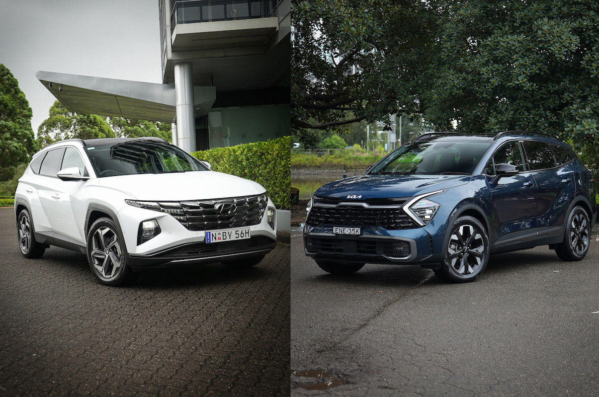 2022 Hyundai Tucson Highlander vs Kia Sportage GT-Line: Comparison (video)